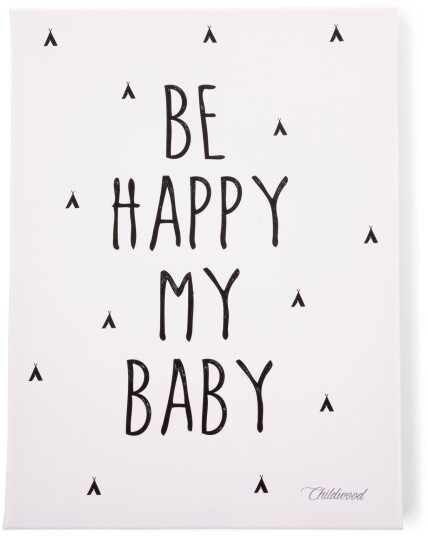 Childhome Plakat Be My Happy Baby 30x40