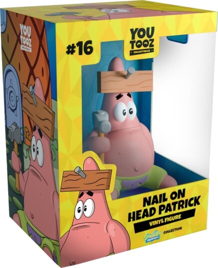 YouTooz Spongebob actionfigur Nail On Head Patrick