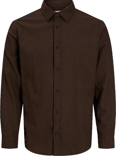 Jack & Jones   Skjorte Jjefield Melange Shirt Ls Sn   Svart