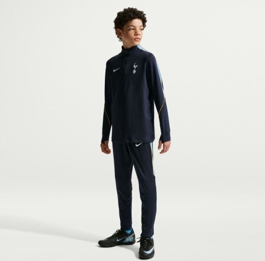 Tottenham Treningsskjorte Dri FIT Strike Drill   Obsidian/Lyseblå/Hvit Barn   Nike størrelse L: 147 158 cm