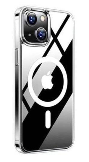 Torras Diamond Clear-Mag Case for iPhone 15 (Transparent)