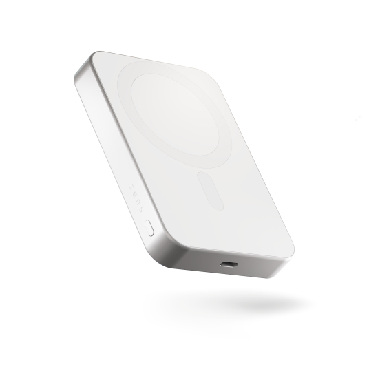 Zens Powerbank Pro 1 Slim 10000 mAh Trådløs Hvit Zens Powerbank Pro 1 Slim 10000 mAh Trådløs Hvit