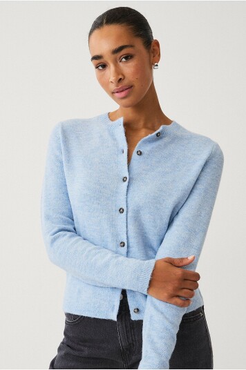 Ellos Collection Strikket cardigan Blå