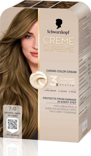 Schwarzkopf Creme Supreme  7-0 Natural Dark Blonde
