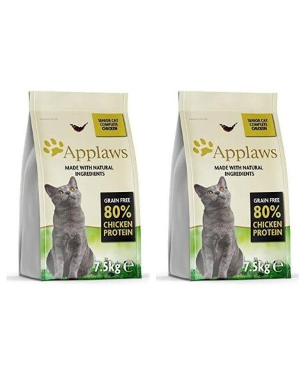 Applaws 2 X Cat Food Senior 7.5 kg
