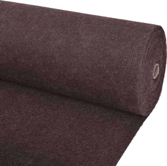 vidaXL Teppe Brun 1,2 x 15 m Polyester