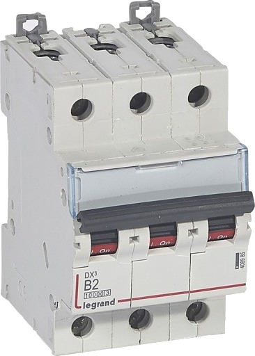 Legrand DX³ MCB automatsikring B2 3P 3M 10/16kA