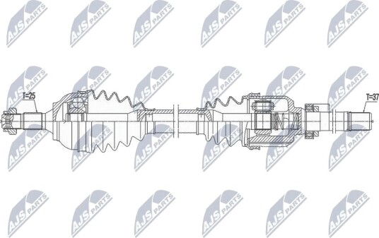 Nty Drivaksel NTY NPW CT 107