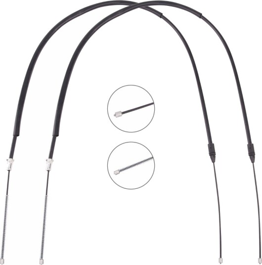 RIDEX 124C1189 Tautrekk håndbremse RIDEX 124C1189 Tautrekk håndbremse