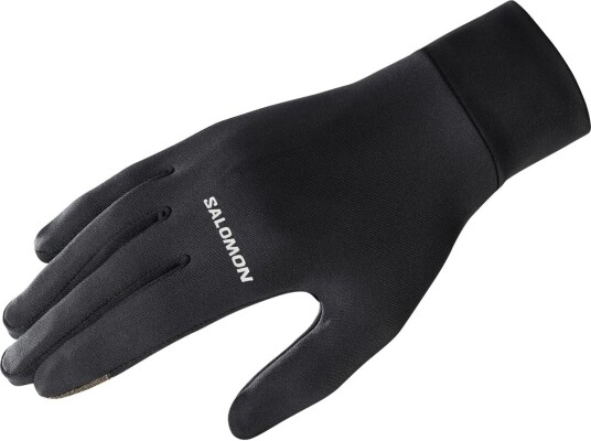 Salomon Unisex Cross Warm Gloves Deep Black DEEP BLACK/ XS