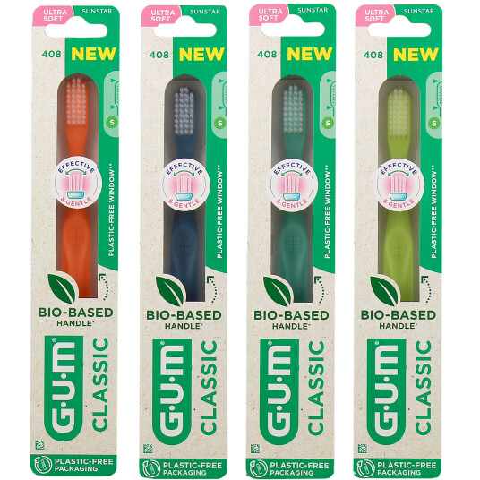 GUM Tannbørste Classic BIO 408 Ultra Soft