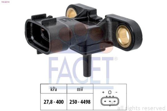 Lufttrykksensor, høydetilpasning EPS 1.993.214 Lufttrykksensor, høydetilpasning EPS 1.993.214