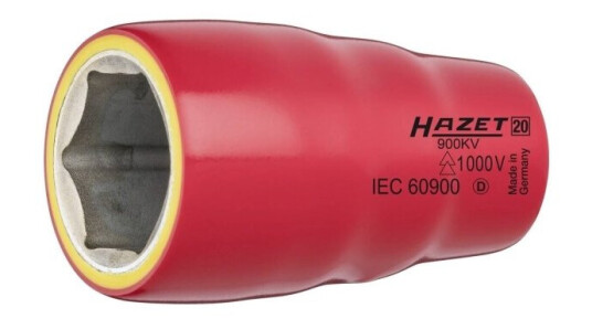 Hazet 900Kv-26, Kraftpipe, Rød, Gult, 1 Hoder, 1/2", Imperisk, 26 Mm