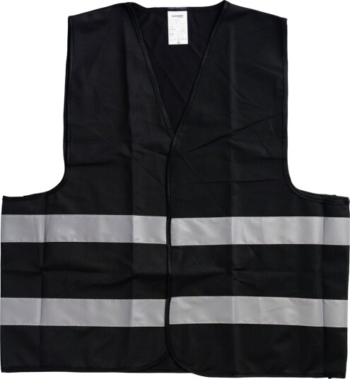 Rawlink Refleksvest XL Sort/Sølv Rawlink Refleksvest XL Sort/Sølv