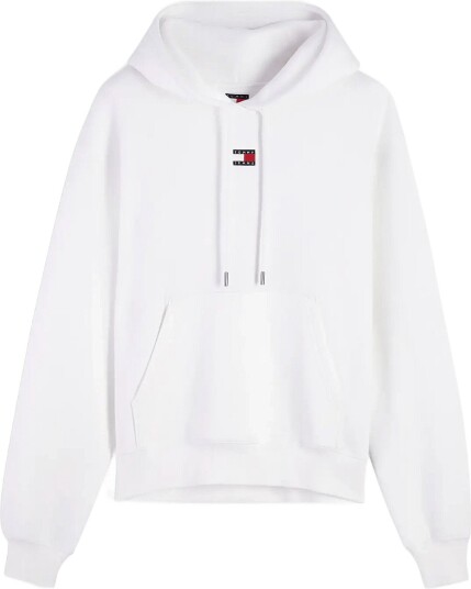 Tommy Jeans Tjw Badge Hoodie Ext White XXS