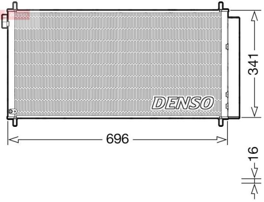 Kondensator DENSO DCN50121 Kondensator DENSO DCN50121