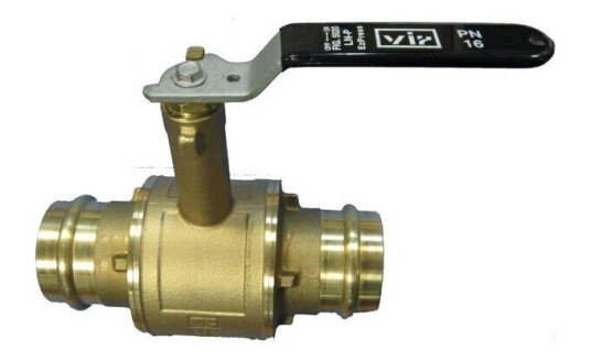 GPA Flowsystem Type 5020ln ball valve long neck 28 mm press/press gunmetal GPA Flowsystem Type 5020ln ball valve long neck 28 mm press/press gunmetal