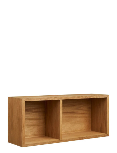 House Nordic Helle - Wall Shelf, Oak Veneer, Natural, 71X20X30 Cm - 71X20X30CM House Nordic Helle - Wall Shelf, Oak Veneer, Natural, 71X20X30 Cm - 71X20X30CM