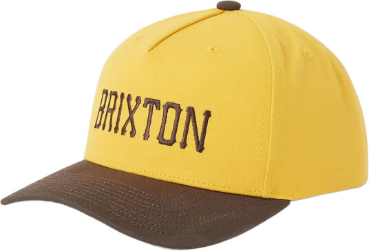 Brixton Homerun Snapback   Yellow   ONE SIZE