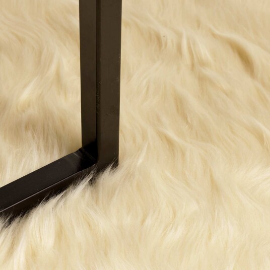  Faux Skinnmatte Tafalla Krem 80 x 200 cm Polyester