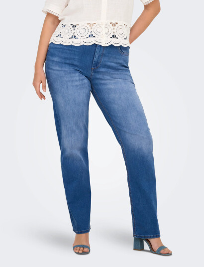 ONLY Carmakoma Carwilly Hw Straight Dnm Rea12187 Noos - Blue - 42 x 32