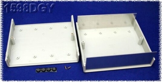 Hammond Electronics 1598Dgy Instrumentskap 180 X 206 X 64 Abs Grå 1 Stk