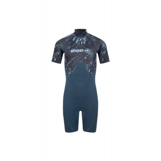 Beuchat Atoll shorty BZ Seaweed junior 2 mm blå