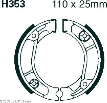 Bremsesko sett EBC Brakes H353