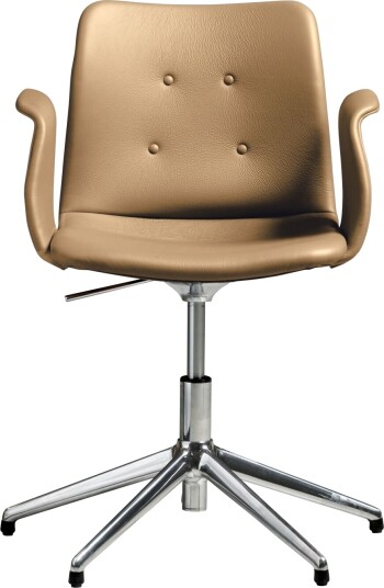 Sibast Furniture Bent Hansen Primum 5 stjerners Svingstol med Sving i Polert stål/Zenso 3 261