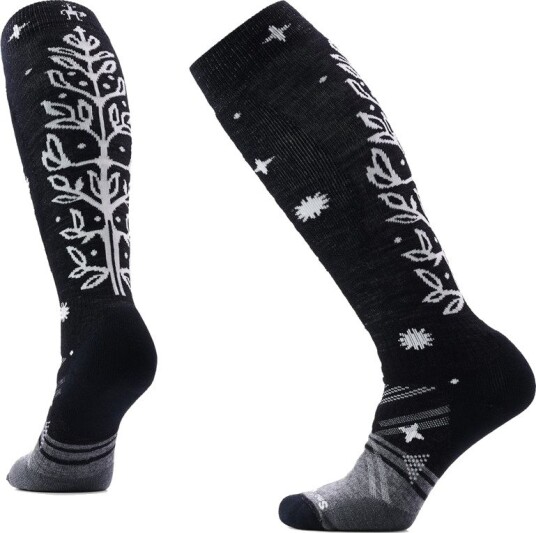 Smartwool Women"S Ski Full Cushion Ice Blossom Otc Black