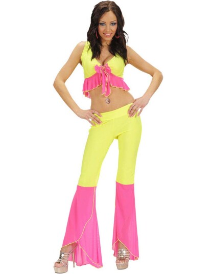 Samba Komplett Kostyme Neon Gul