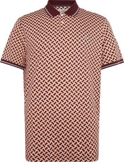 Original Penguin Cttn Intrlk Tipped P   Burgundy   XXL