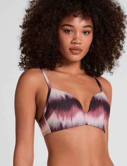 Hunkemöller Mauritius Moulded Crop Top Purple XL