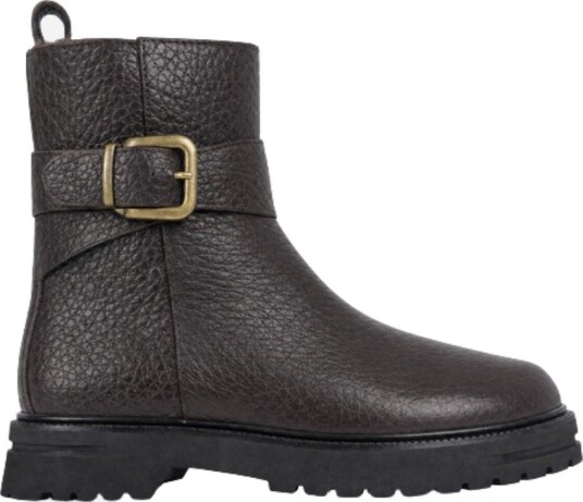 Laura Bellariva Mid boots buckle 41 brun dame