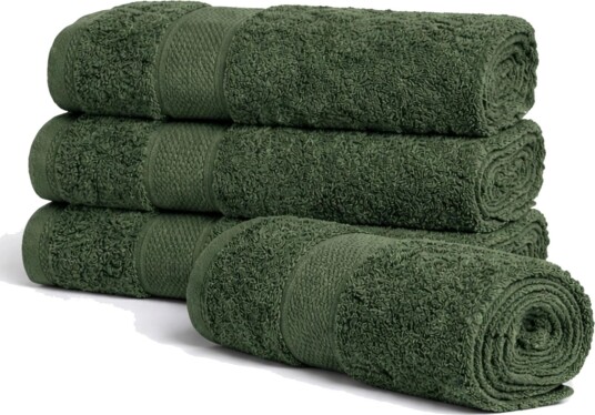 Borg Living Håndkle - Egyptisk bomull - Grønn - 50x100 cm Borg Living Håndkle - Egyptisk bomull - Grønn - 50x100 cm