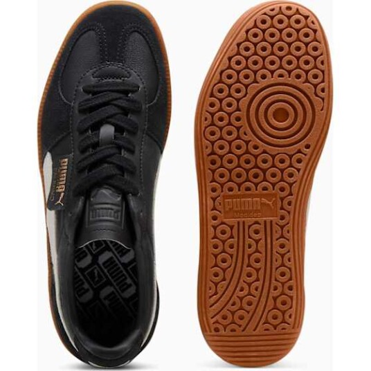 Puma Palermo Leather Sneakers Unisex Puma Black/Feather Gray/Gum 38.5