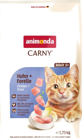 Animonda Carny Adult Kylling Ørret Tørrfôr 1.75 kg