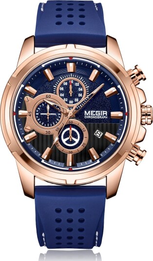Megir Zero Gravity Rose Gold Blue