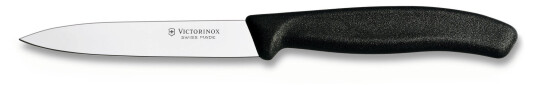 Victorinox Grønnsaks- og Skrellekniv Spiss 10 cm Nylonhåndtak Svart Victorinox Grønnsaks- og Skrellekniv Spiss 10 cm Nylonhåndtak Svart