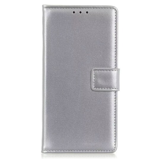 INCOVER Samsung Galaxy M33 Deksel i Kunstskinn med Lommebok og Kickstand - Sølv