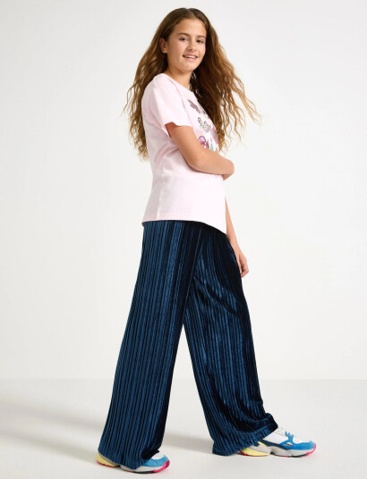 Lindex Bukse I Fløyel Navy 158 Lindex Bukse I Fløyel Navy 158