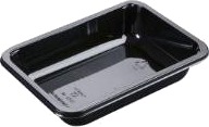 Bakke 1 Rum 2171 1K 500 Ml 171X127x35 Mm Cpet Sort,756 Stk/Krt