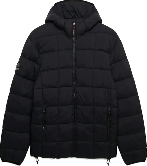 Superdry Hood Box Quilt Fuji Lite Jkt BLACK XXL