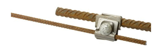Kryssklemme Ø8 10/10 16 mm FE Sort Kryssklemme Ø8 10/10 16 mm FE Sort