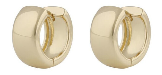 Snö Of Sweden Gina Big Ring Earring Plain Gold Onesize