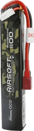 Gens Ace & Tattu Gens Ace LiPo-Batteri 25C 1100mAh 11.1V Med T-Plugg Gens Ace & Tattu Gens Ace LiPo-Batteri 25C 1100mAh 11.1V Med T-Plugg