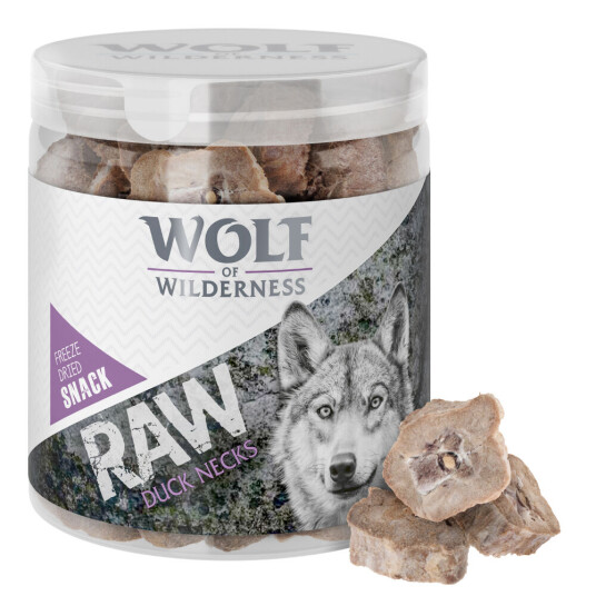 Wolf Of Wilderness Raw Frysetørket Premiumsnacks Raw Andenakke 90 G