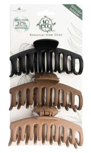 So Eco Essential Claw Clips 3pcs