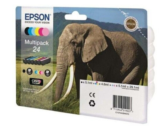 Epson 24 Ink Cartridge Multi - CMYK - Blekkpatron Blå