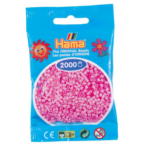 Hama Mini Perler 501-48 Pastell Pink  2000 stk